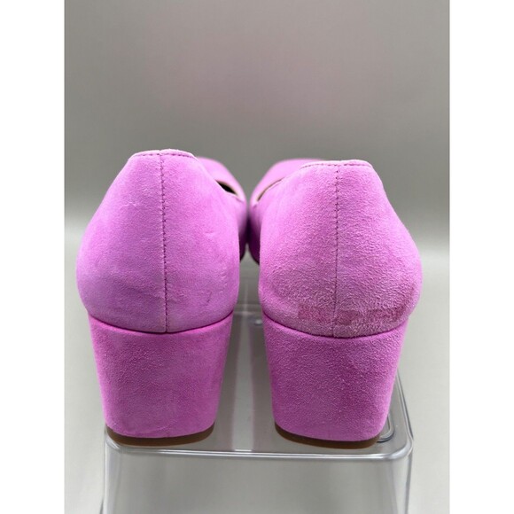 Naturalizer Karina Womens Suede Pumps Block Heel Wildrose Purple Size 6 - Picture 6 of 9